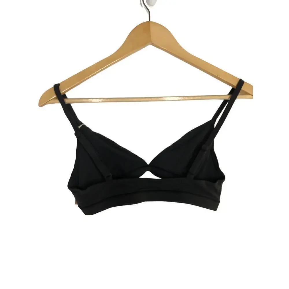 SKIMS Fits Everybody Triangle Bralette Bra in Onyx Black NWT Size Small - Picture 6 of 9